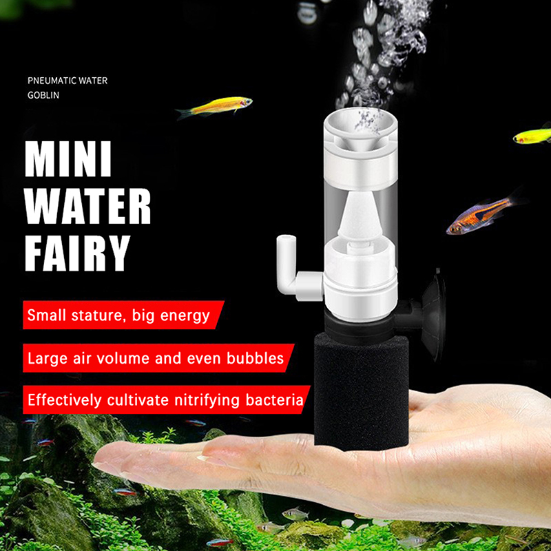 Aquael Filter Fzn - Luftbetriebener Aquarium-Schwammfilter mit extrem leisem Betrieb