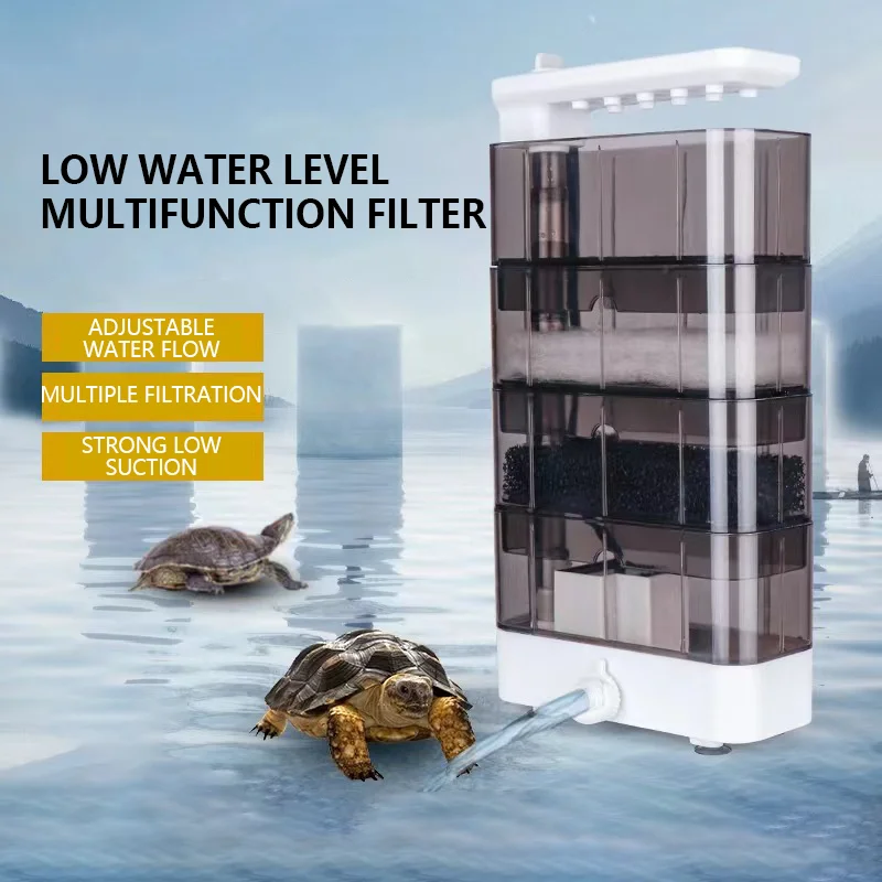 Aquael Filter Fzn - 3-in-1 Aquarium Ruhig Fisch Schildkröte Tank