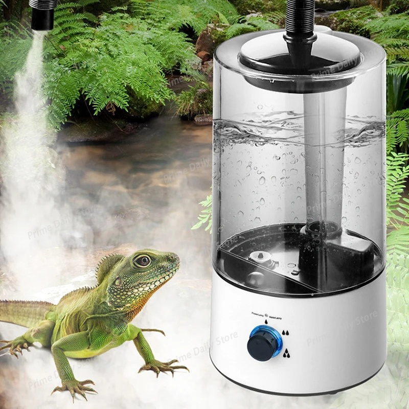 Terrarium Fogger Ultrasonic - 4000ML Ultraschall-Reptilienterrarium-Nebelgerät, Amphibien-Nebelerzeuger zur Befeuchtung von