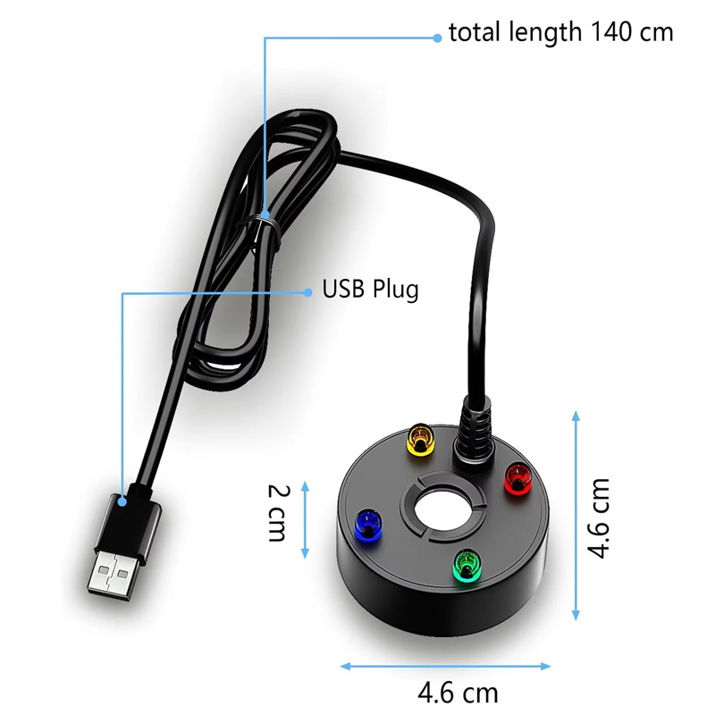 USB 4LED Ultraschall-Nebelmasc – Terrarium Fogger Ultrasonic Bewertung und Preis