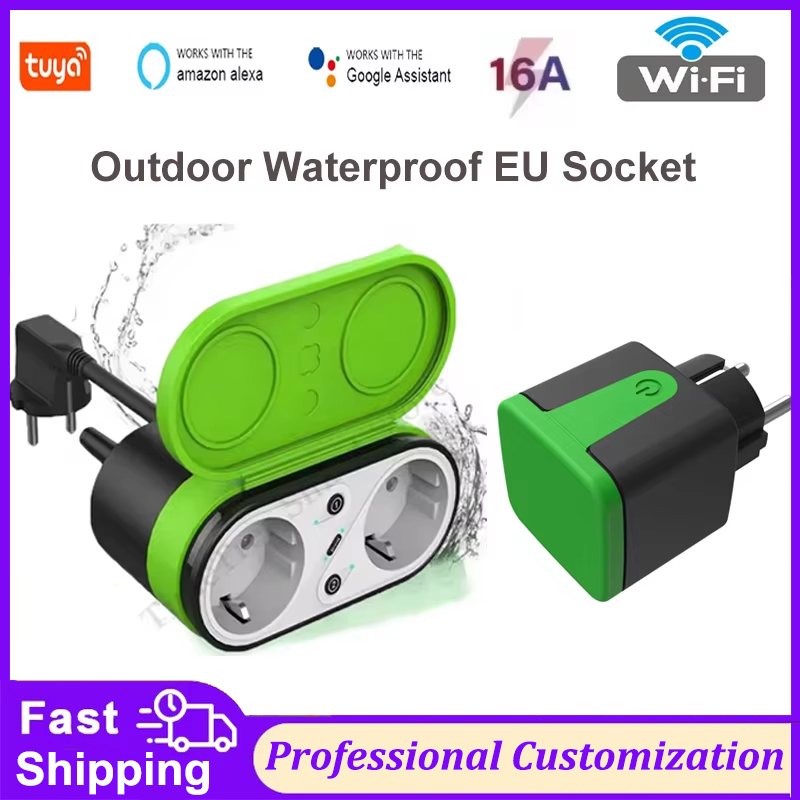 Tuya EU 16A WLAN Smart Outdoor – Timer Dual Outlet Bewertung und Preis