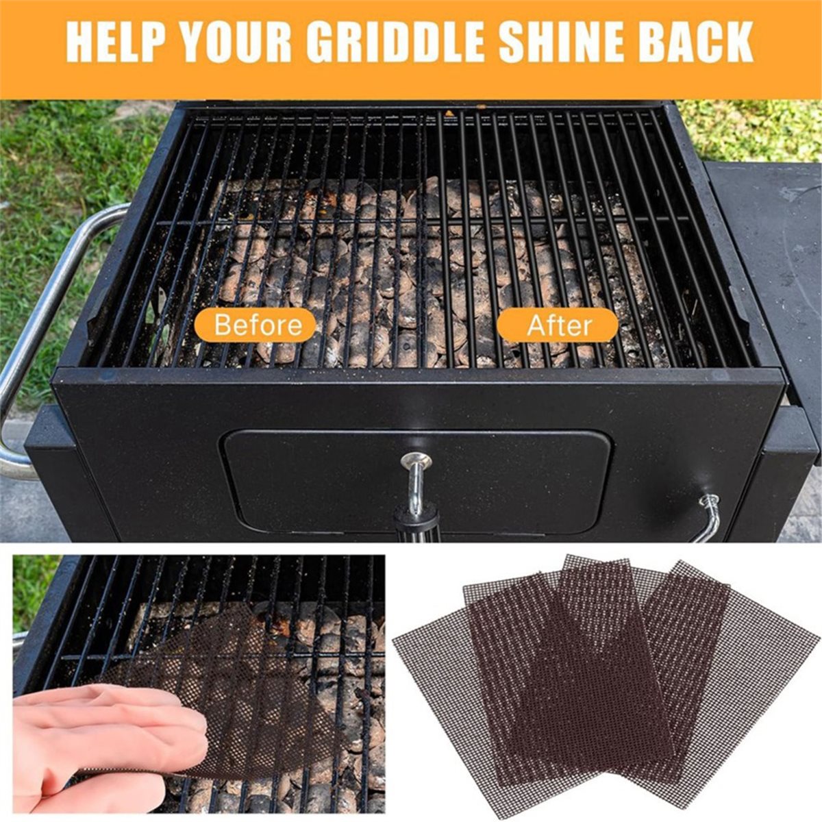 100er-Pack Grillreinigungssieb – Screen Top Mesh Bewertung und Preis